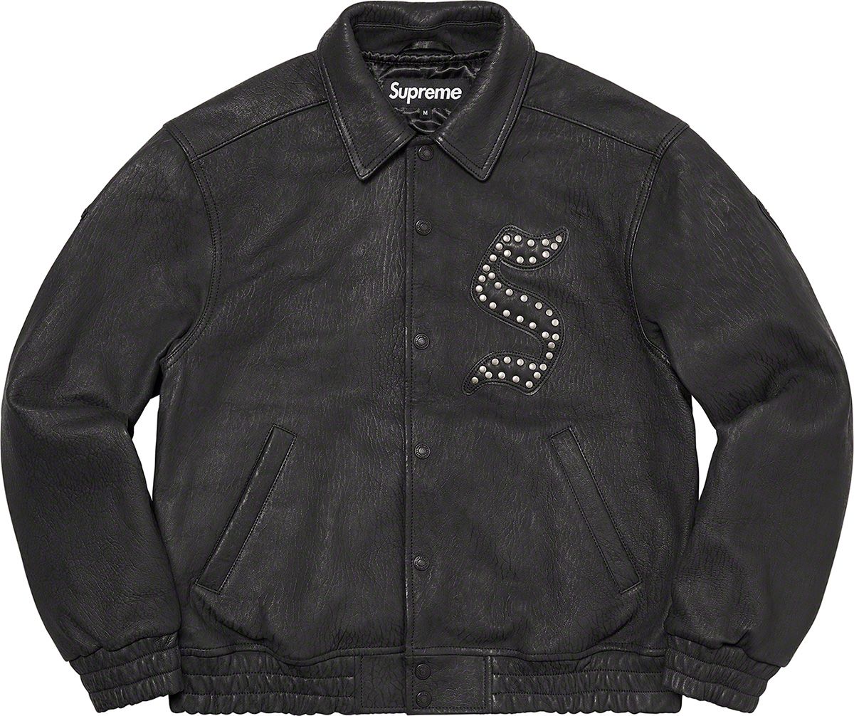【Supreme】 pebbled leather varsity jacket Fall/Winter 2021 Preview – Supreme