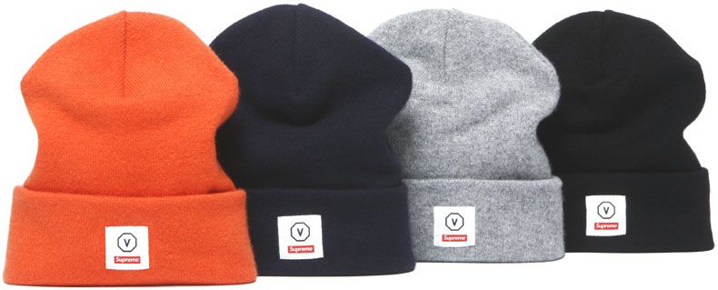 Supreme and visvim Cashmere Beanie color assortment