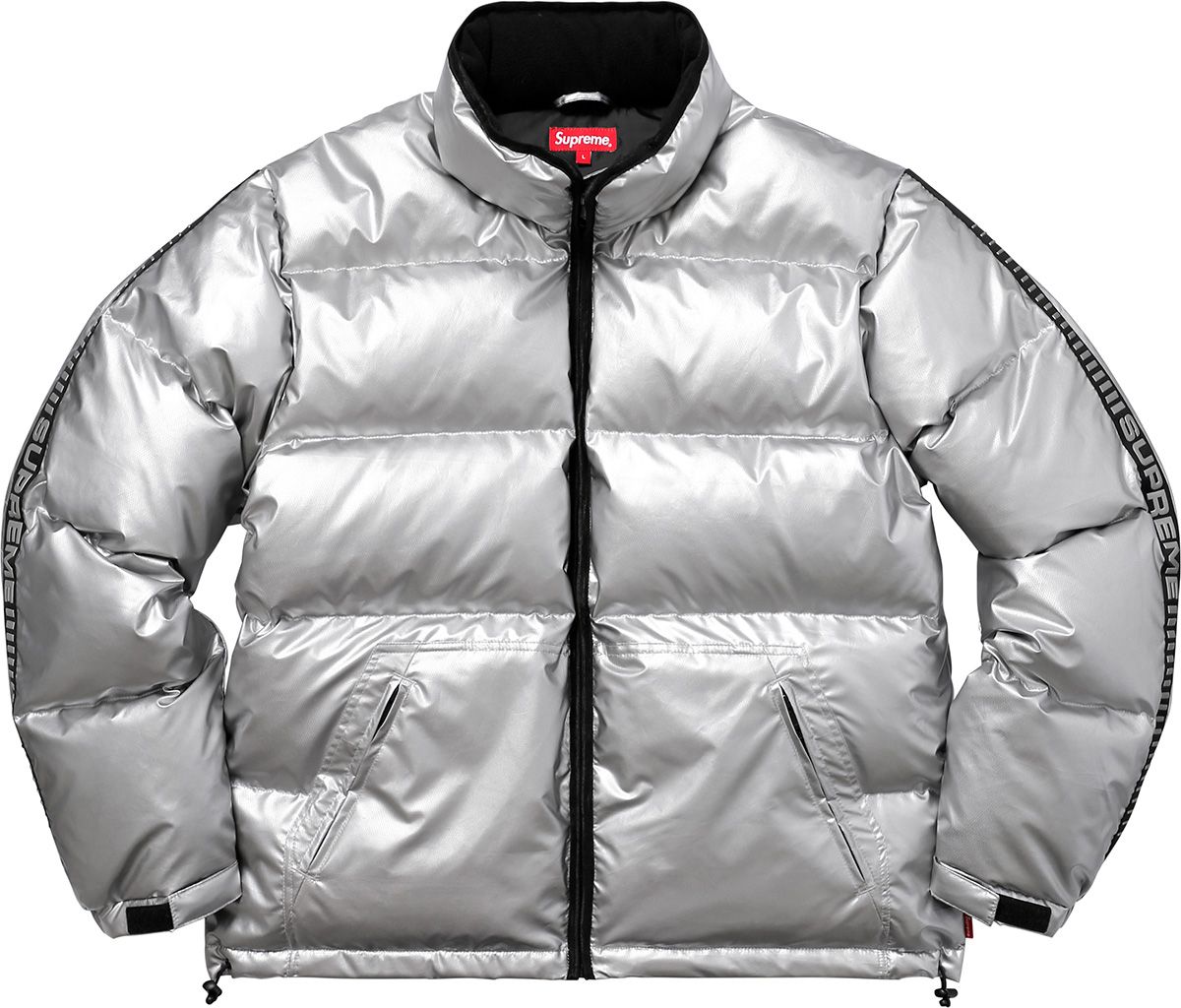 ダウンジャケット supreme reflective sleeve logo puffy Fall/Winter 2017 Preview – Supreme