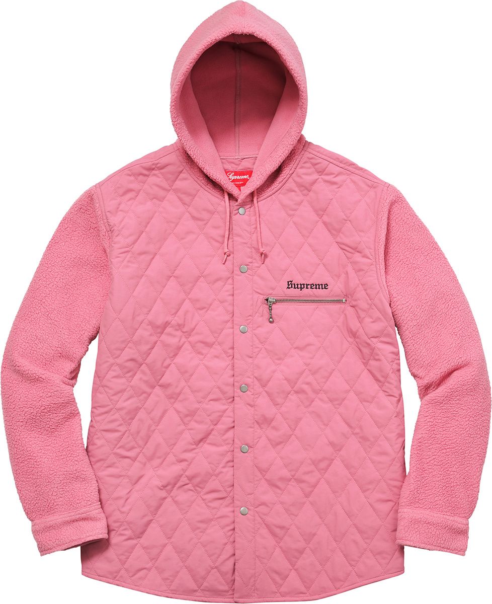 トップス Supreme 2017AW Hooded Fleece Nylon Shirt Fall/Winter 2017 Preview – Supreme