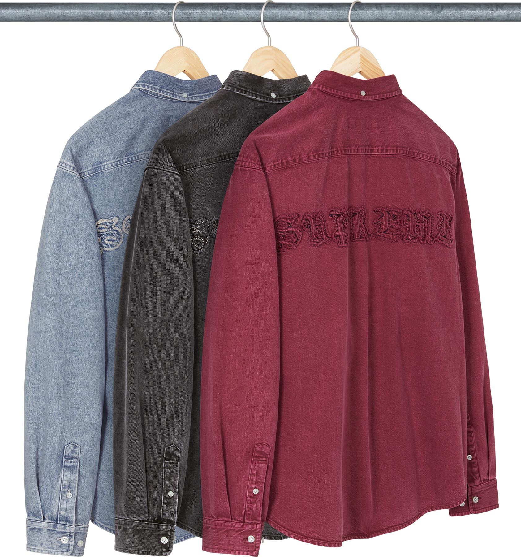 ✨新品✨Supreme Appliqué DenimShirt Fall/Winter 2025 Preview – Supreme