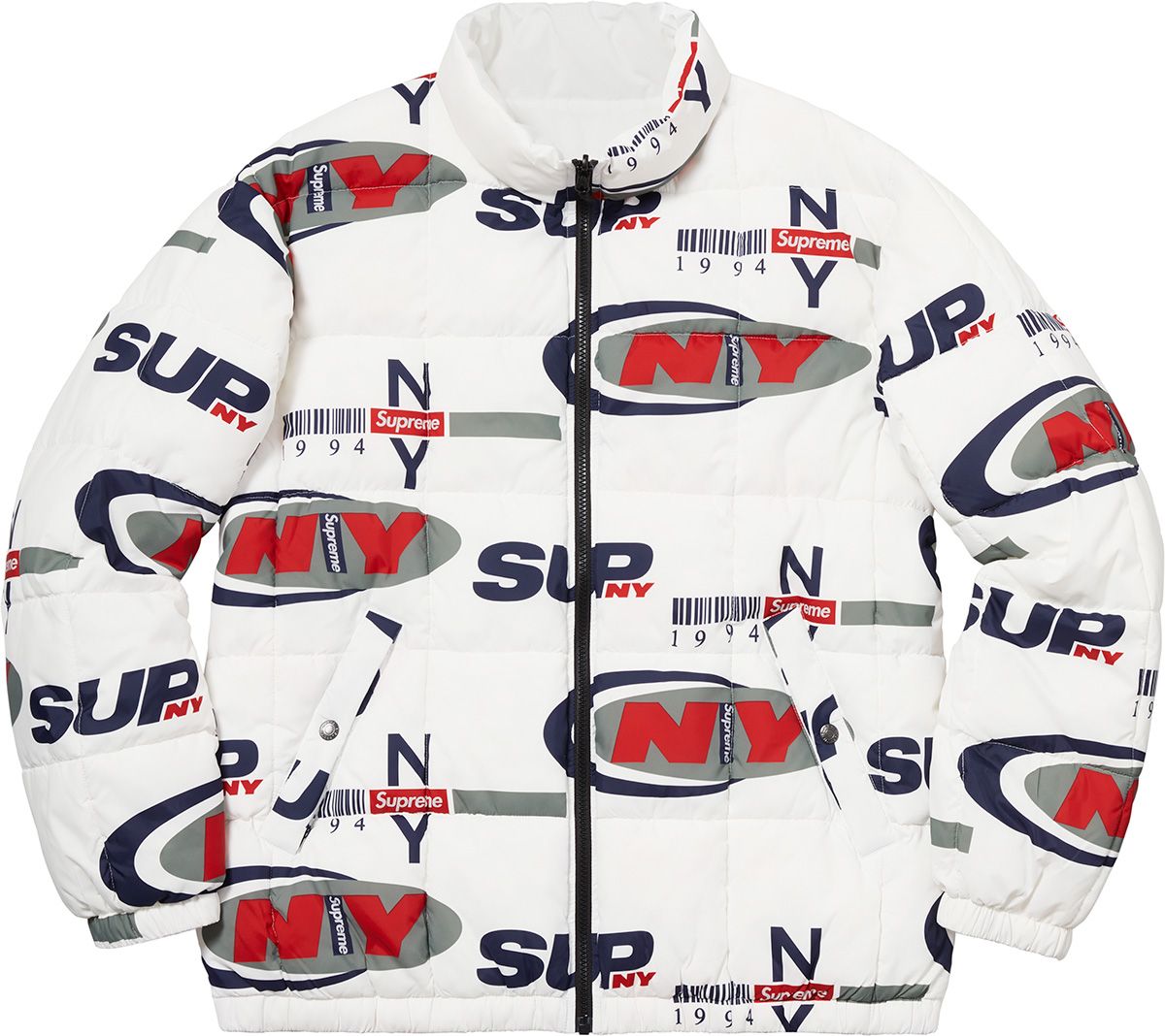 ジャケット・アウター Supreme NY Reversible Puffy Jacket / L Fall/Winter 2018 Preview – Supreme