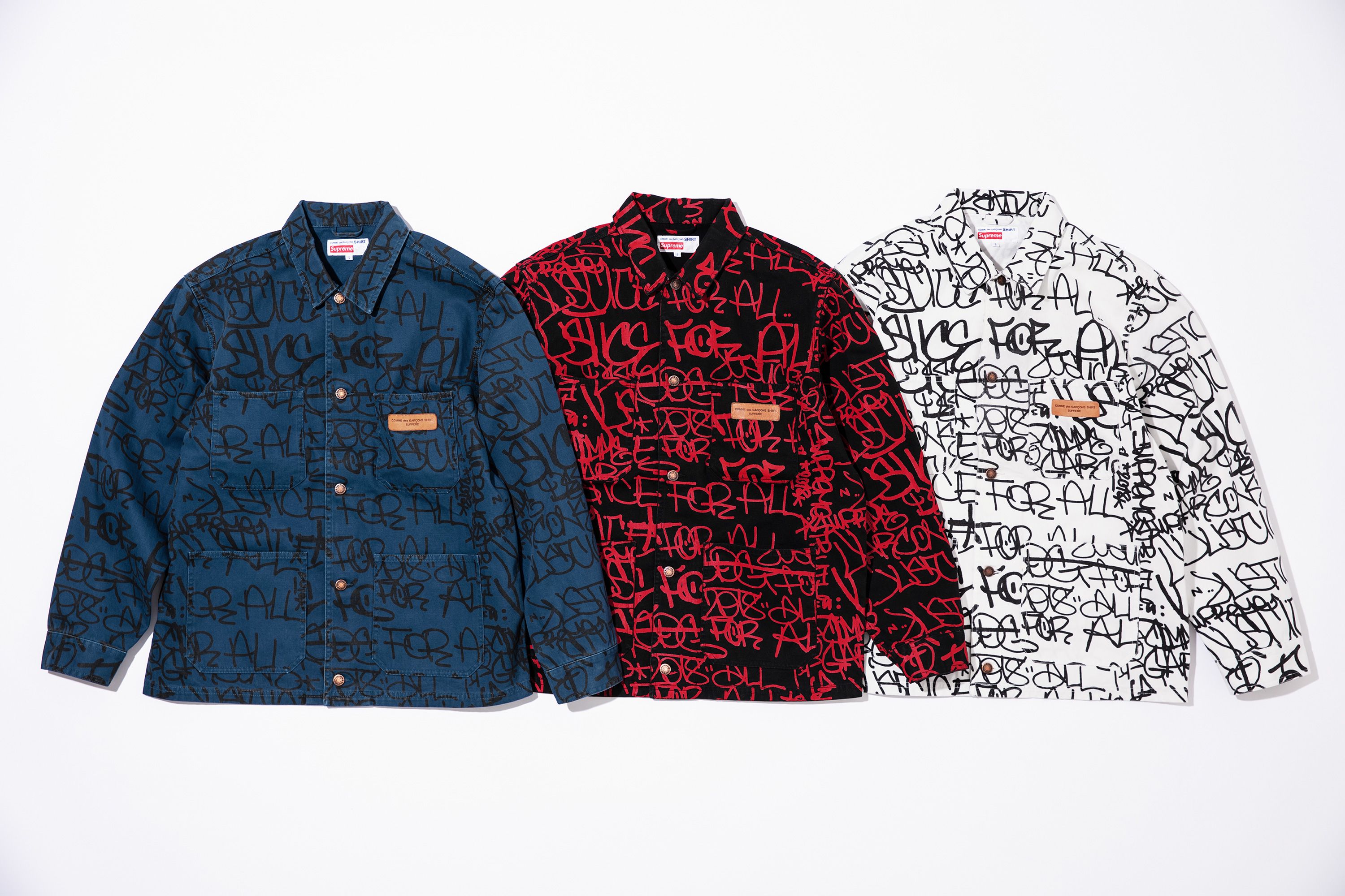 Supreme Garçons Painted Canvas Coat Supreme®/Comme des Garçons SHIRT® – Gallery – Supreme