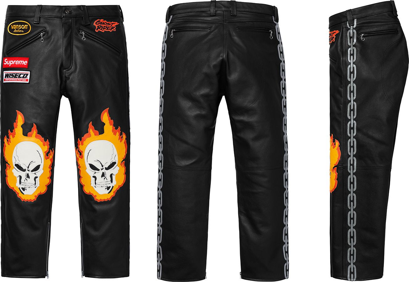 Supreme×Vanson Leathers Ghost Rider Spring/Summer 2019 Preview – Supreme
