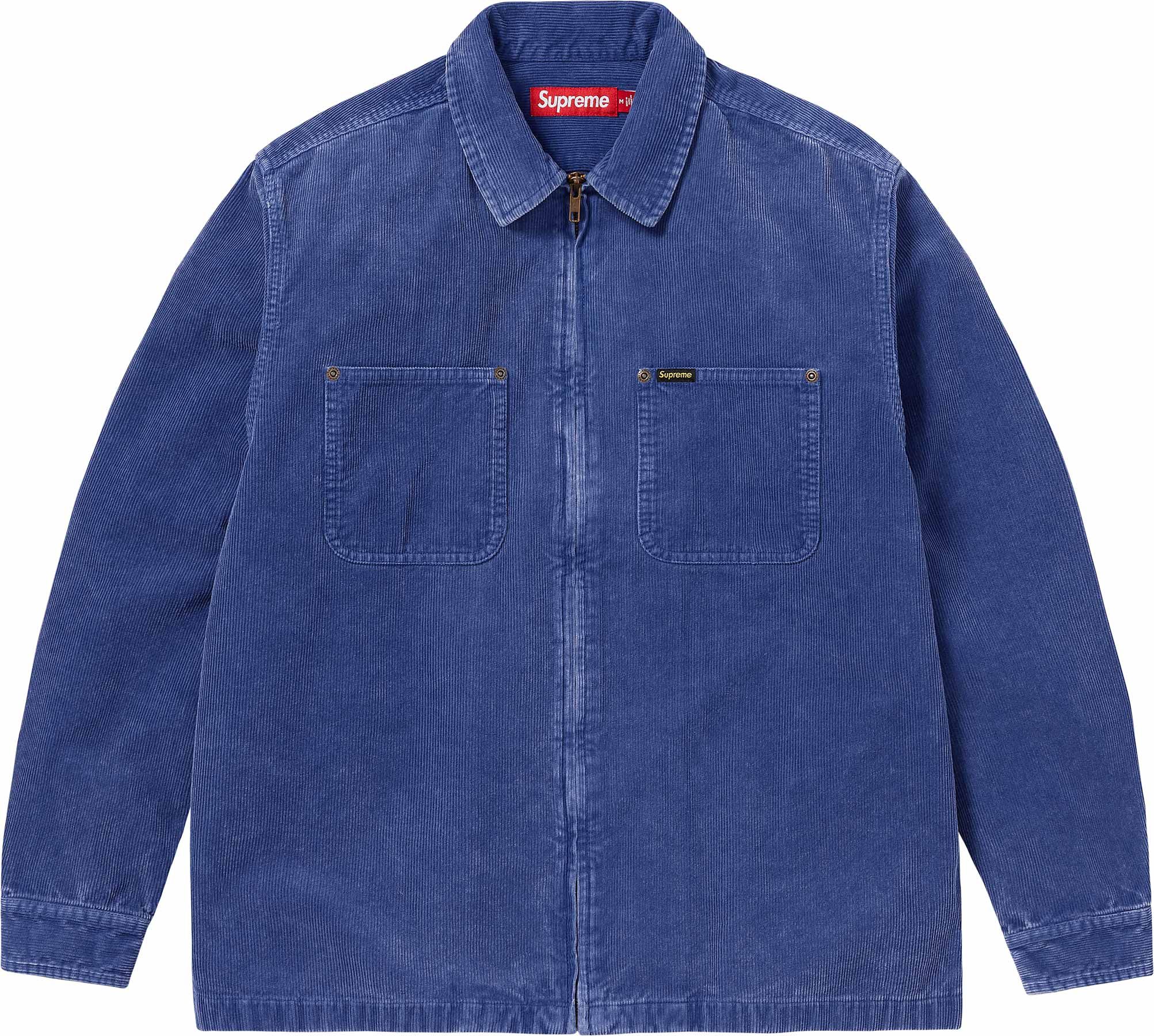 シャツ/ブラウス(長袖/七分) Supreme Washed Corduroy Zip Up Shirt Spring/Summer 2024 Preview – Supreme