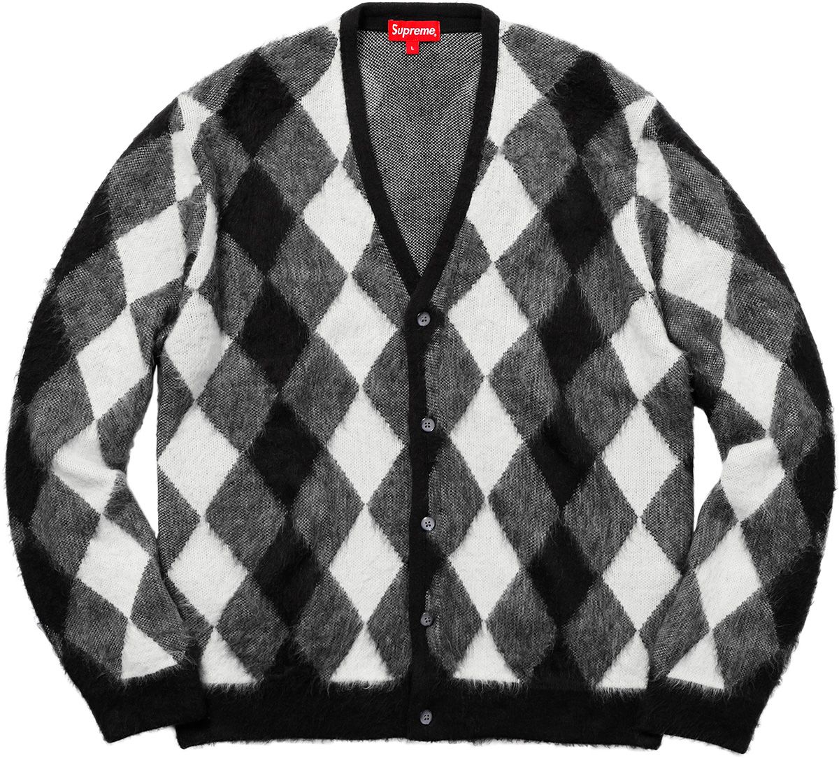 トップス SUPREME 18SS Brushed Argyle Cardigan Spring/Summer 2018 Preview – Supreme