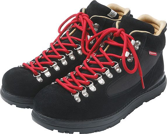Supreme and visvim Serra Ascent Boot in black