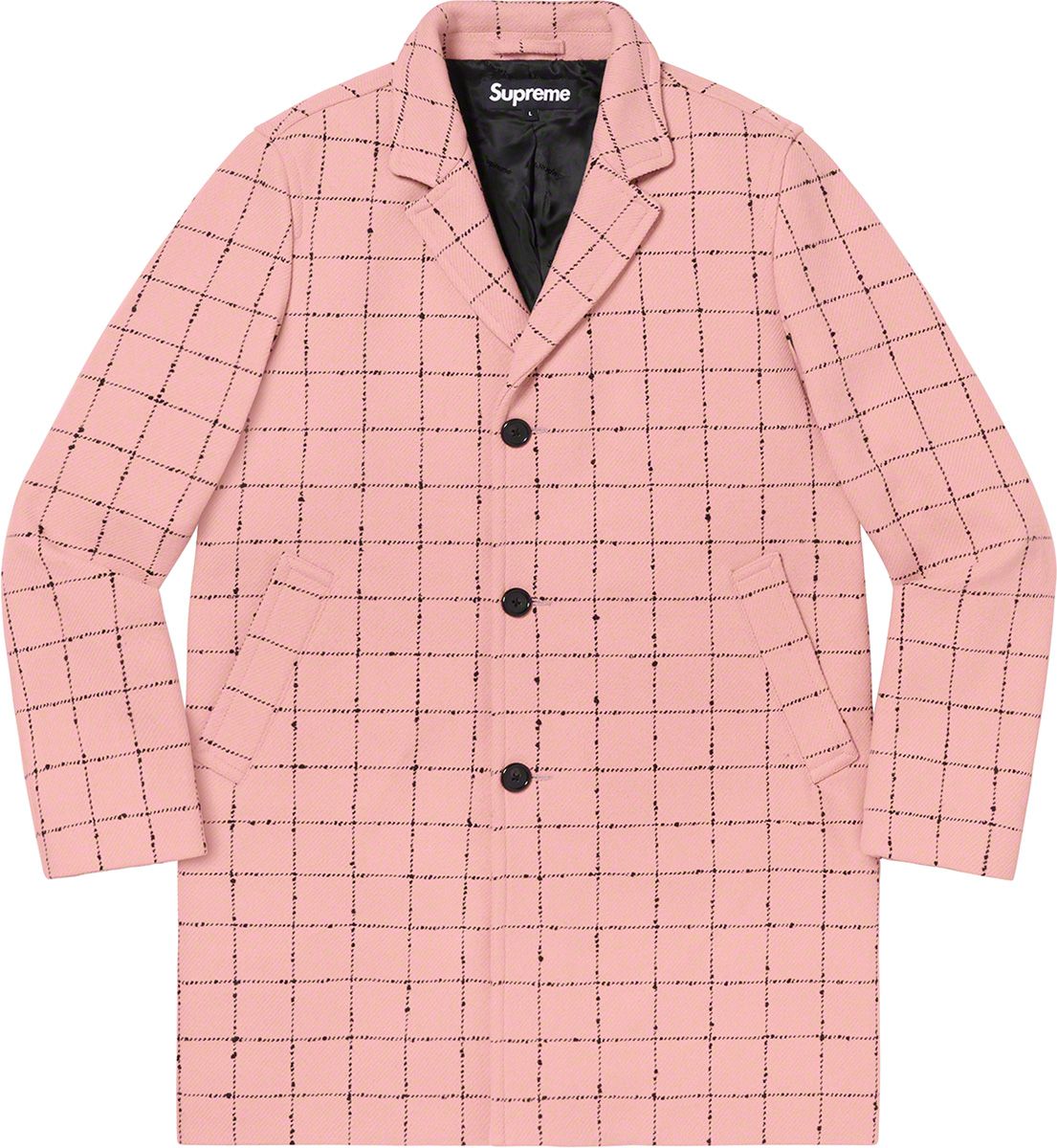ジャケット・アウター supreme 19AW Wool Windowpane Overcoat Jackets – Fall/Winter 2019 Preview – Supreme