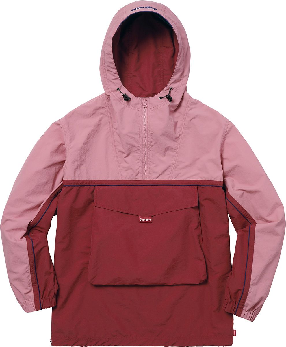 ナイロンジャケット supreme split anorak large Supreme Split Anorak Green メンズ - SS18 - JP