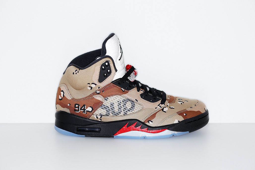 supreme air jordan 5 retro
