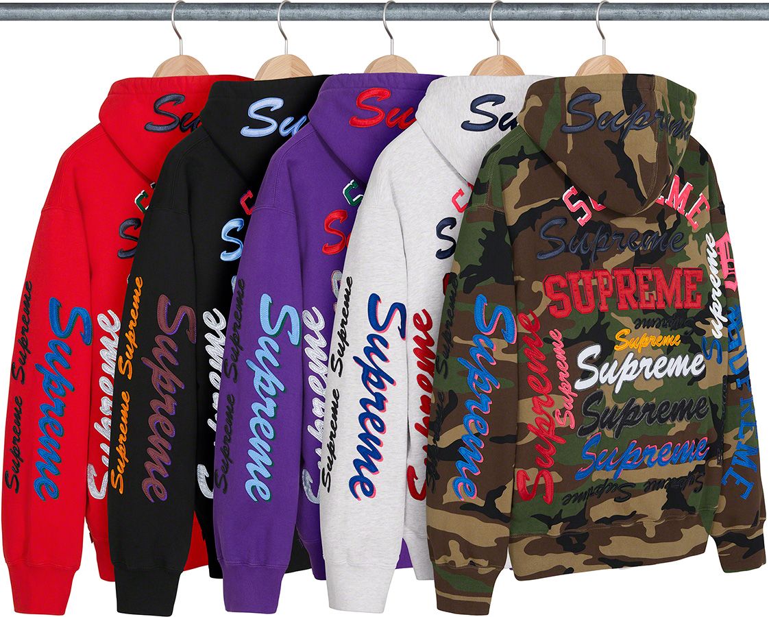 トップス Supreme Multi Color Classic Logo Hooded Spring/Summer 2017 Preview – Supreme