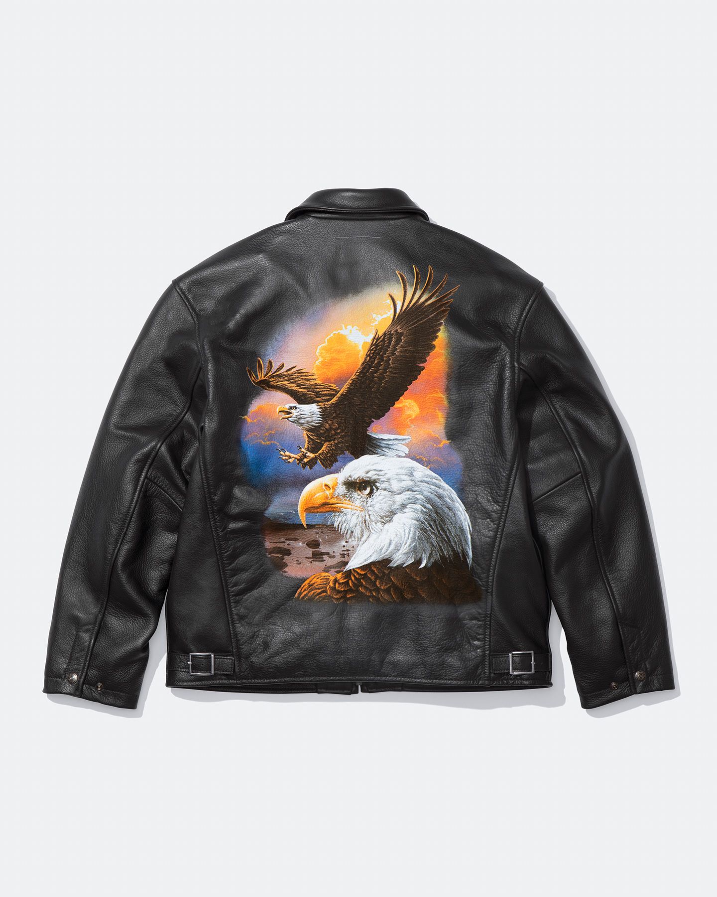 ¨̮⃝ Supreme MM6 Maison Margiela eagle Supreme MM6 Maison Margiela Eagle Zip Up Hooded Sweatshirt Black