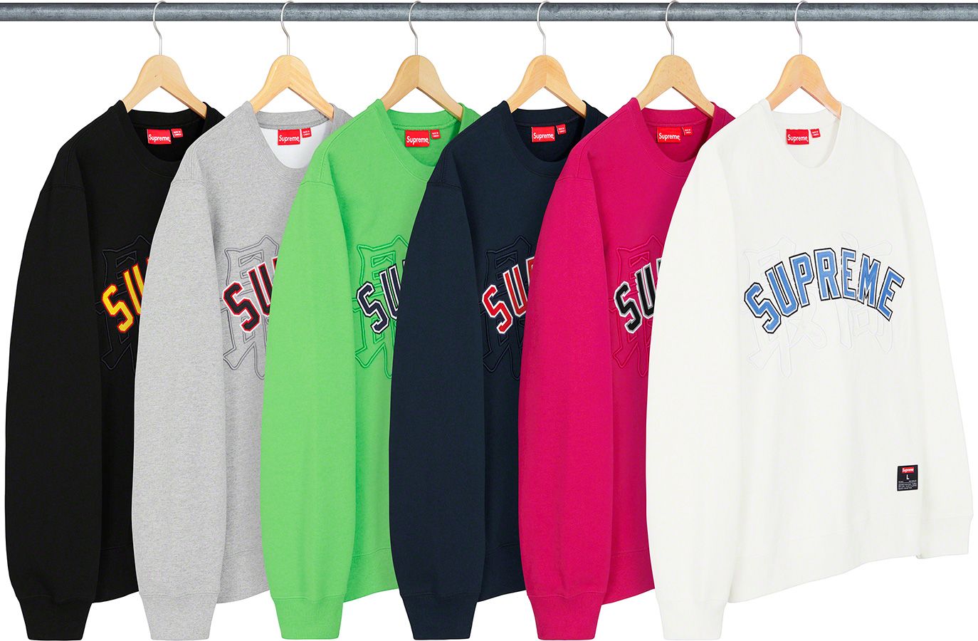 Supreme（シュプリーム）Kanji Logo CrewneckスウェットＬ Spring/Summer 2020 Preview – Supreme