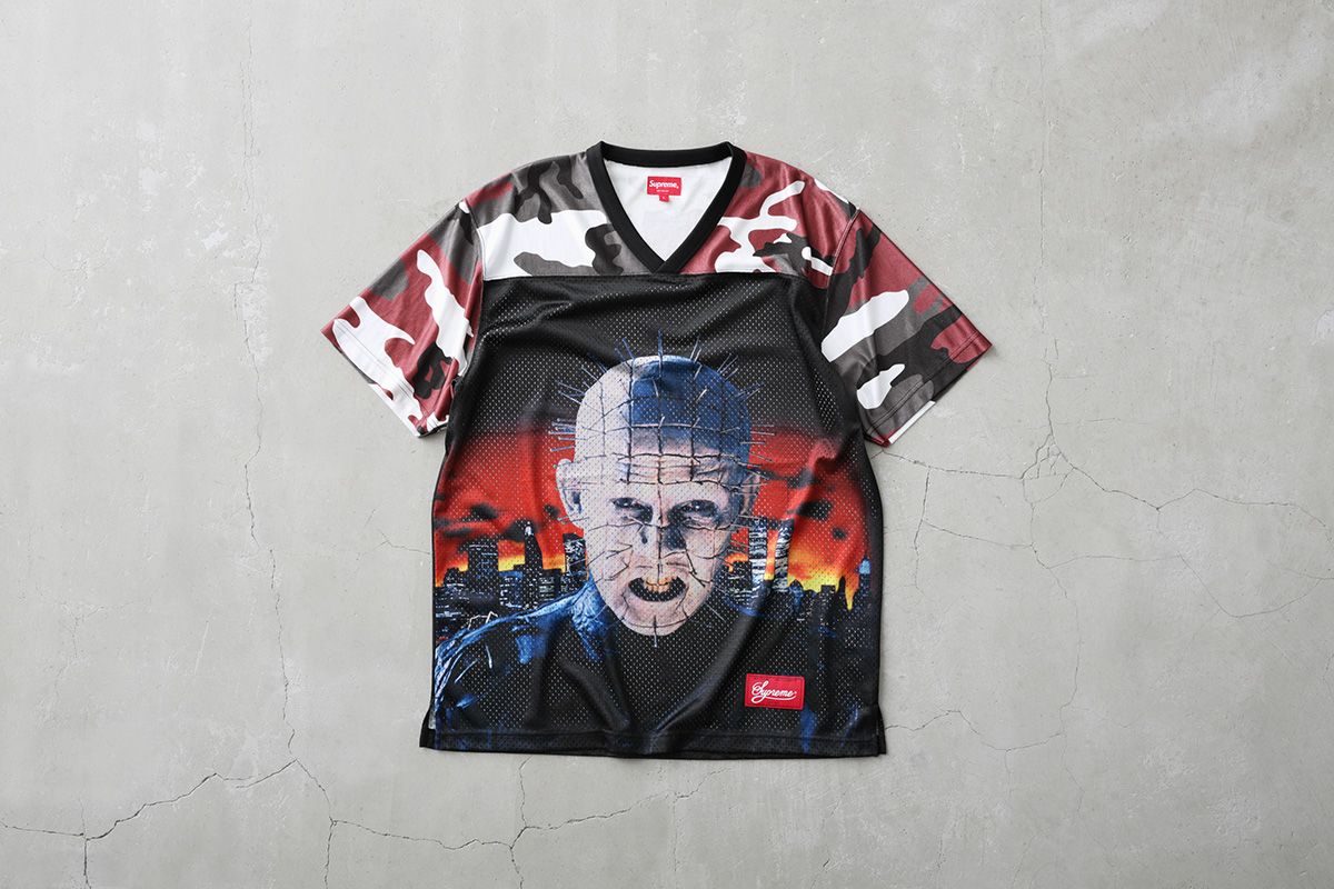 Supreme Hellraiser Football Jersey Sサイズ Supreme Hellraiser Football Jersey ヘルレイザー Tシャツ｜Yahoo