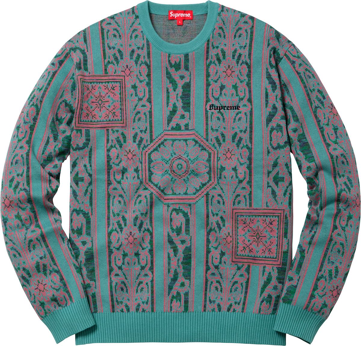 トップス SUPREME TAPESTRY SWEATER Spring/Summer 2018 Preview – Supreme