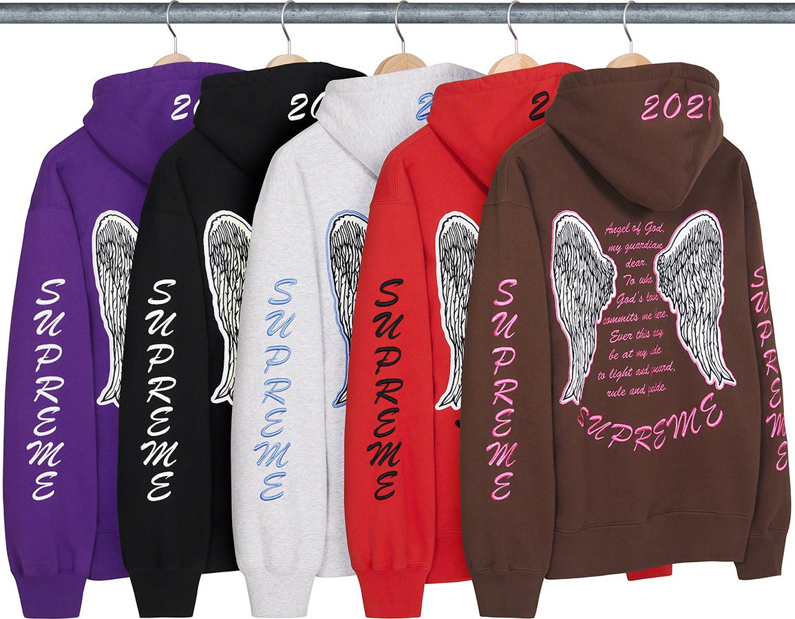 トップス Supreme 21AW Guardian Hooded Sweatshirt Fall/Winter 2021 Preview – Supreme