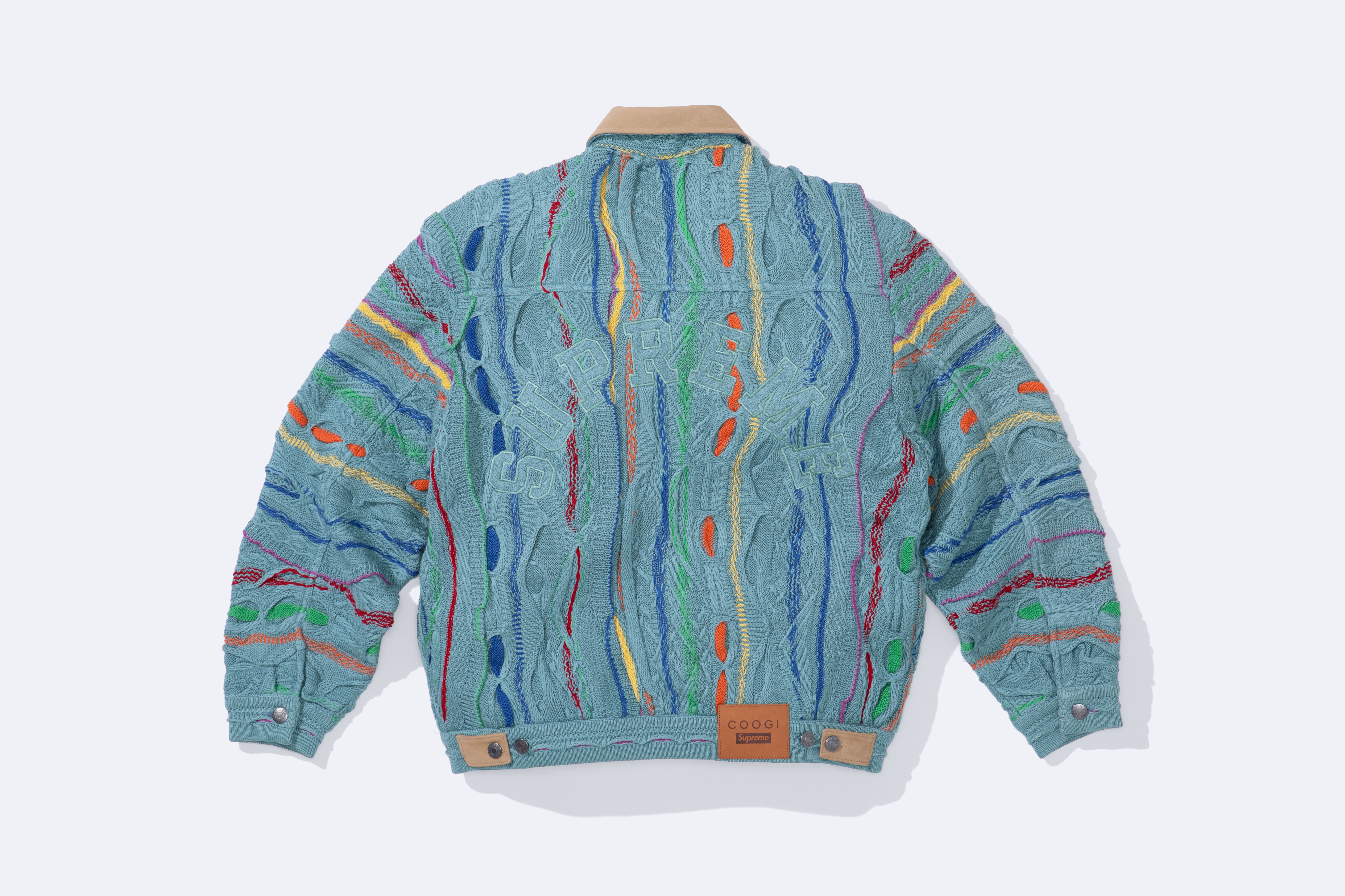 【美品】COOGI Supreme ストライプベスト XL Supreme X Coogi Trucker Jacket Blue Size XL | eBay