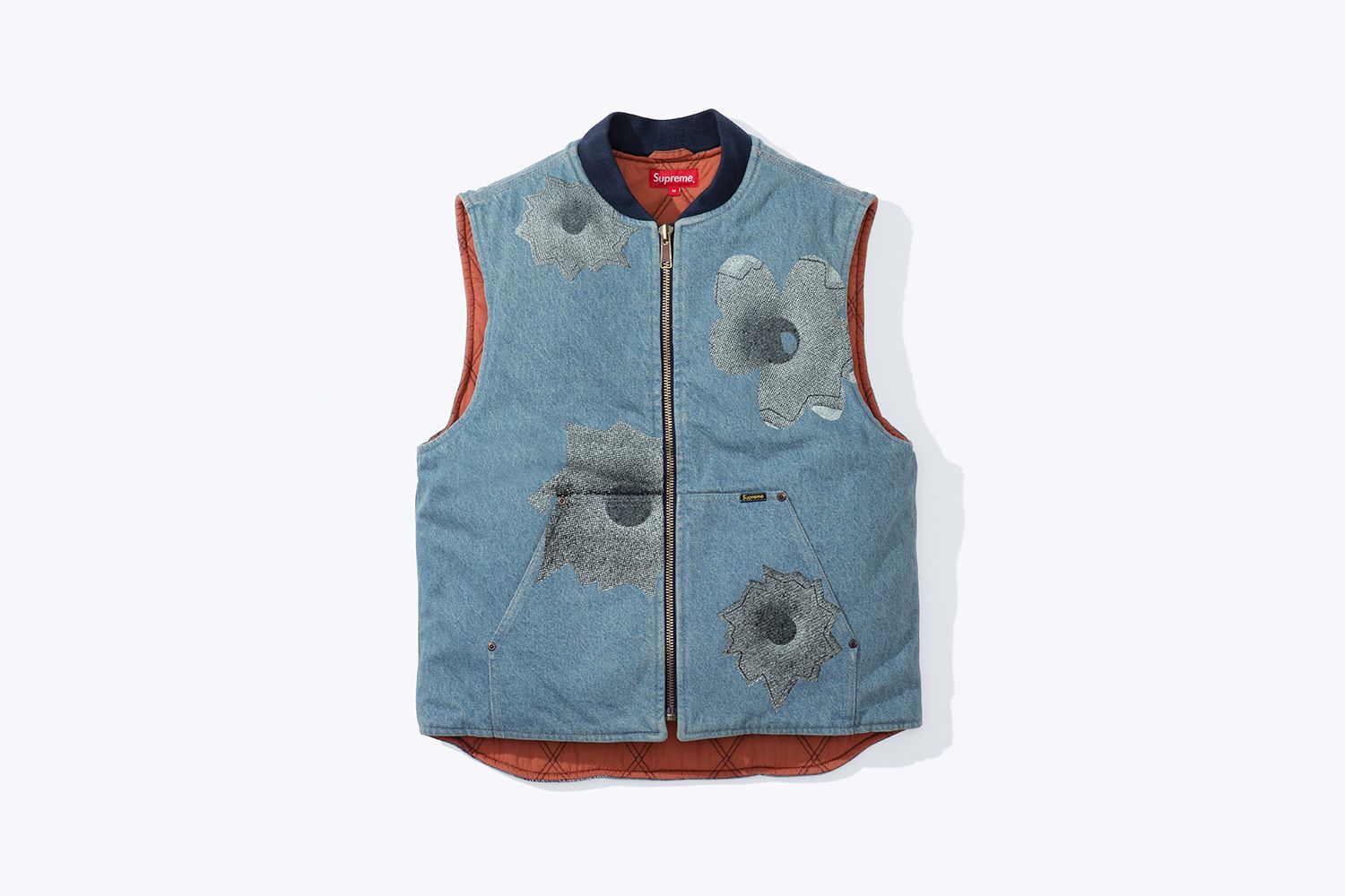 A*様 Supreme Nate Lowman Work Vest Indigo Nate Lowman/Supreme – Gallery – Supreme