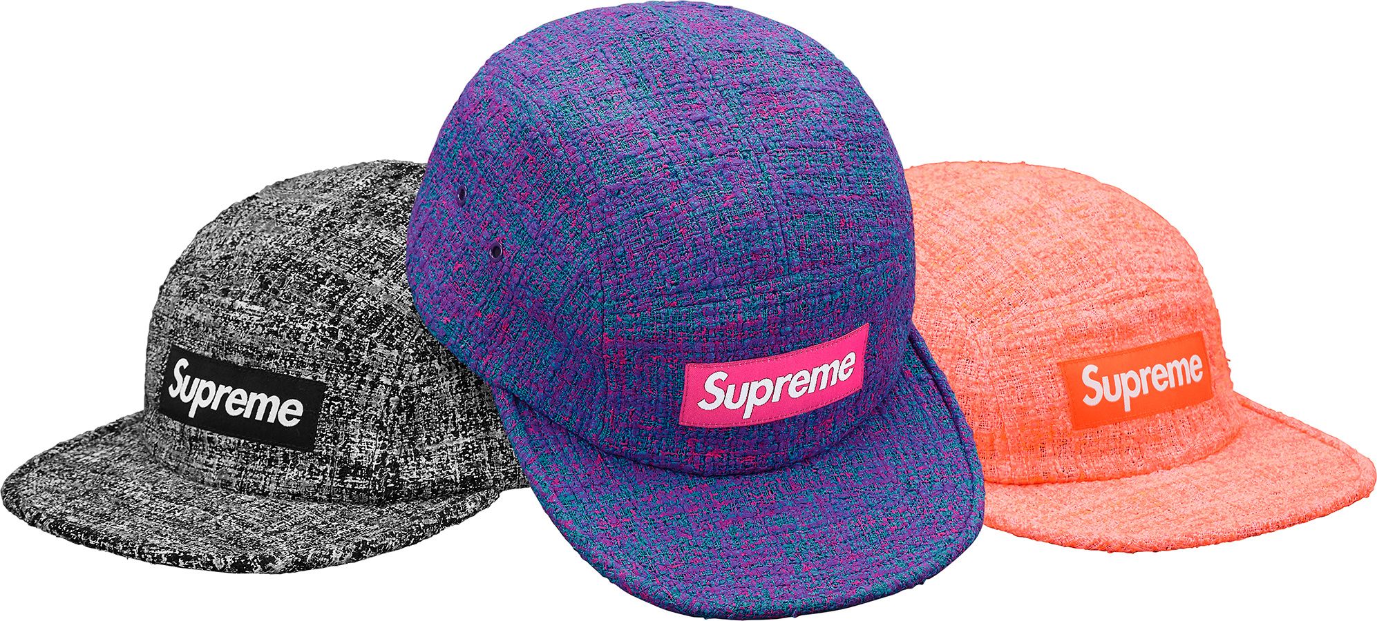 Supreme 2018 ss week2 Boucl Camp Cap Supreme 0 1 Boucl ss Sweats