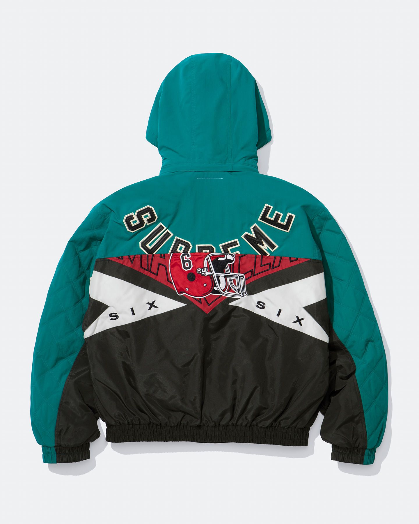 ジャケット・アウター Supreme x MM6 Maison Margiela Stripe Buy Supreme x MM6 Maison Margiela Split Stadium Jacket 'Navy