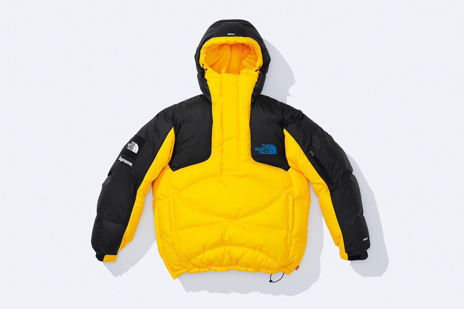 ジャケット・アウター Supreme x North Face 800-Fill half zip Supreme The North Face 800-Fill Half Zip Hooded Pullover Grey
