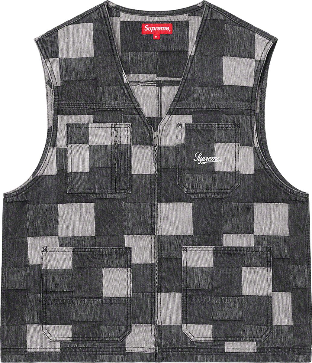 トップス Supreme Patched Denim Vest Spring/Summer 2021 Preview – Supreme