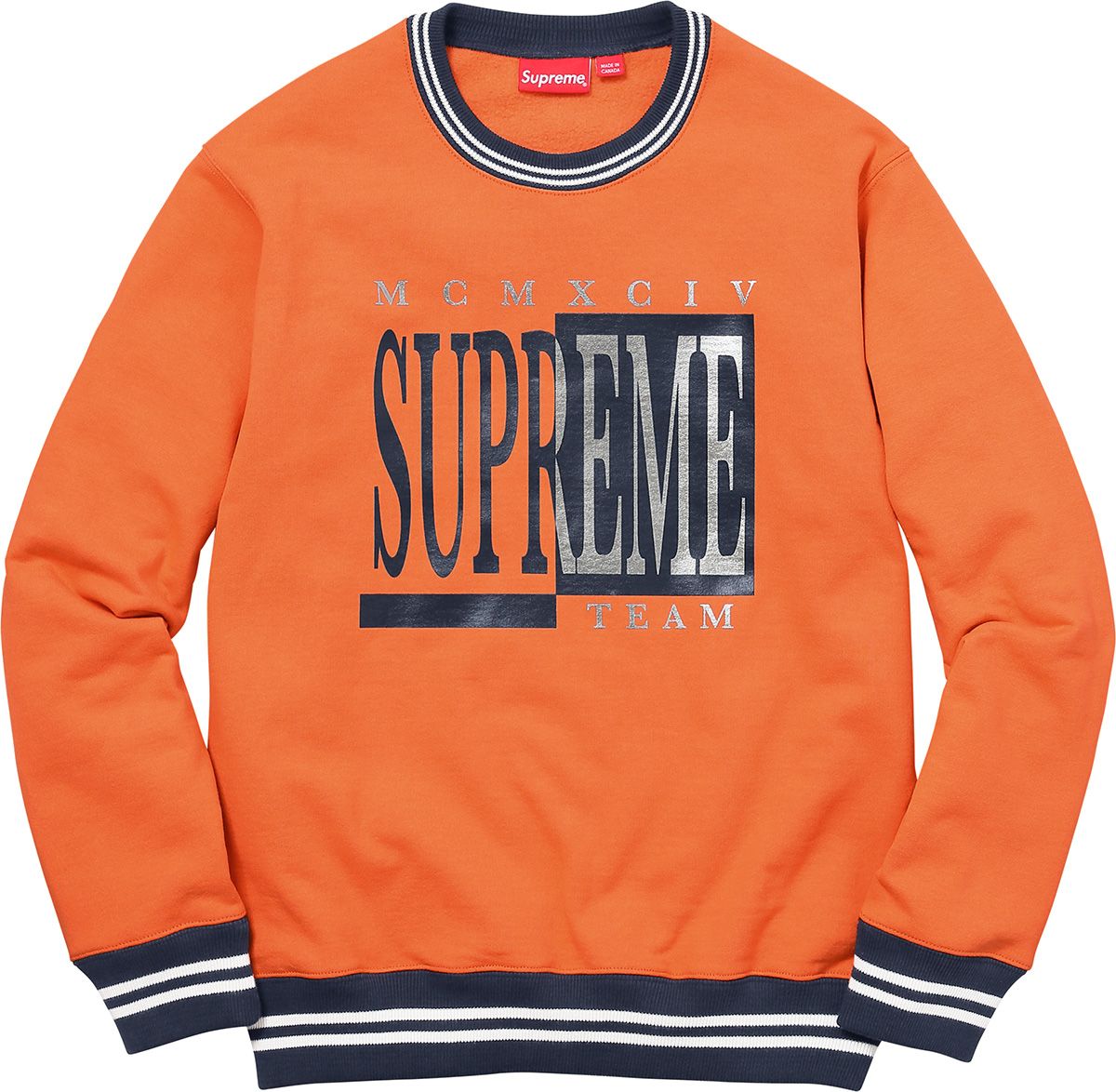 2017A/W　Team Crewneck  チームクルーネック supreme Sweatshirts – Fall/Winter 2017 Preview – Supreme