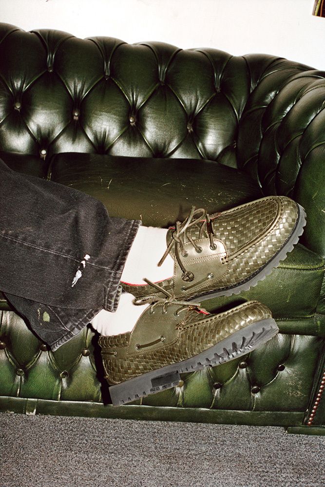 靴 26 Supreme Timberland 3 eye Classic Lug Supreme®/Timberland® Woven 3-Eye Lug Shoe - Supreme