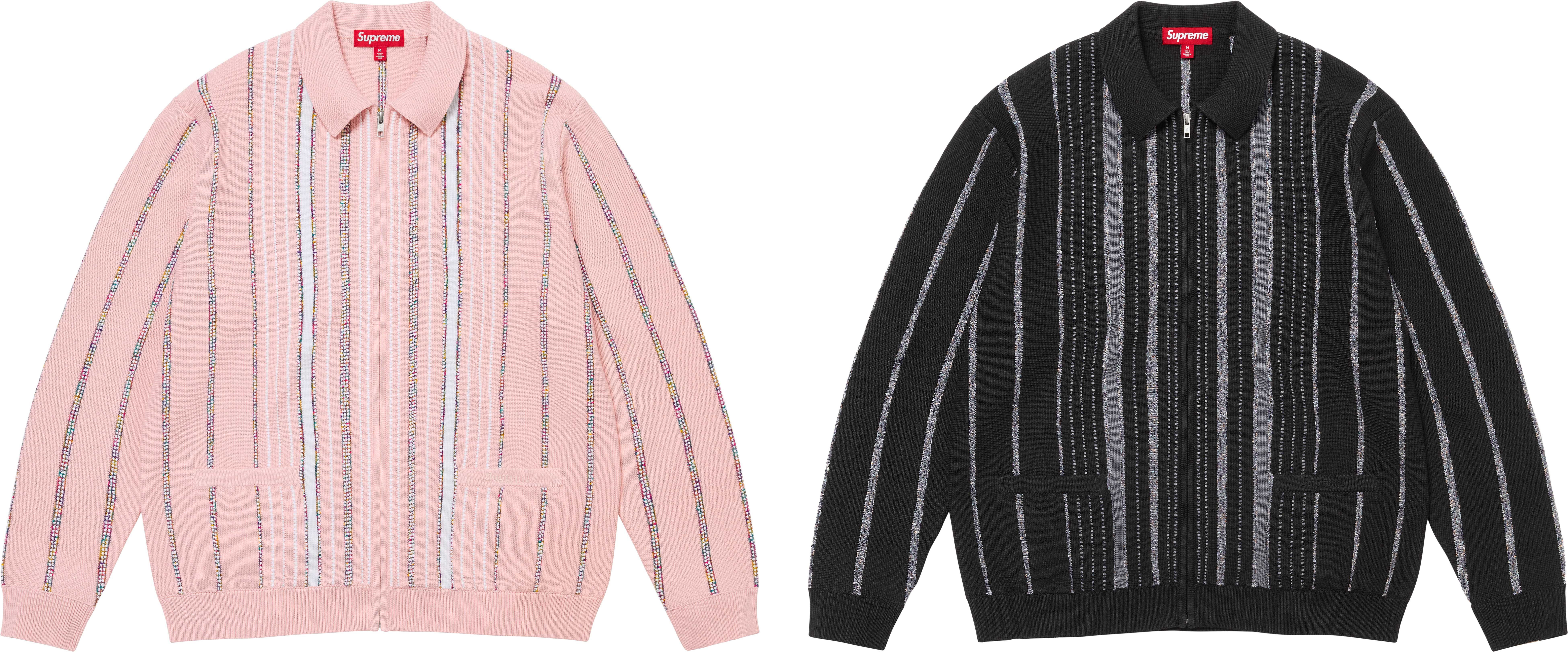 supreme Speckle Stripe Zip Up カーディガン Fall/Winter 2024 Preview – Supreme