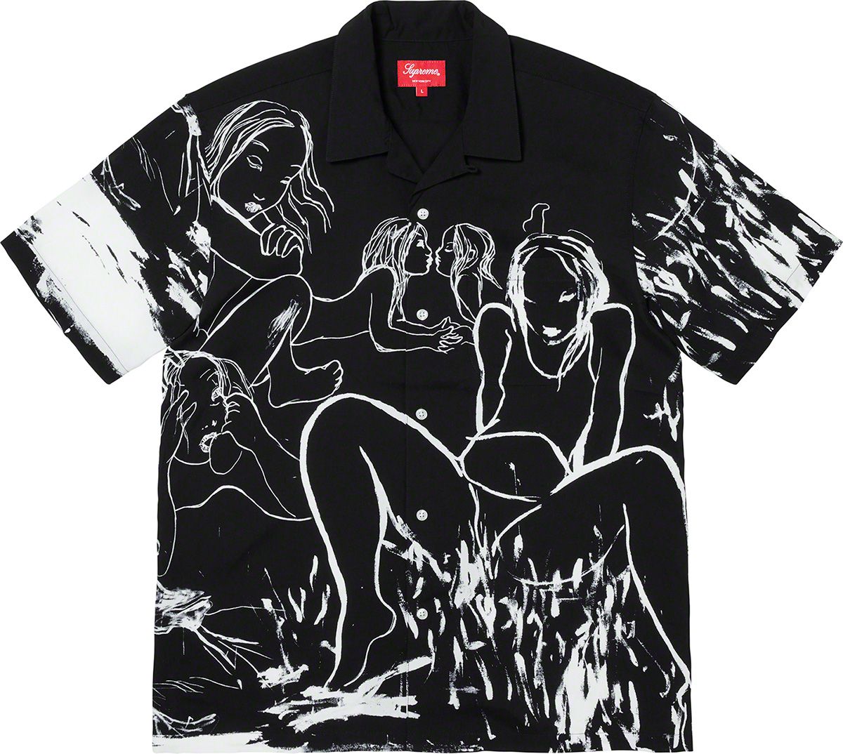 Supreme アートプリント リタアッカーマン Supreme x Rita Ackermann 'Heroines Tee'Tシャツ リタアッカーマン