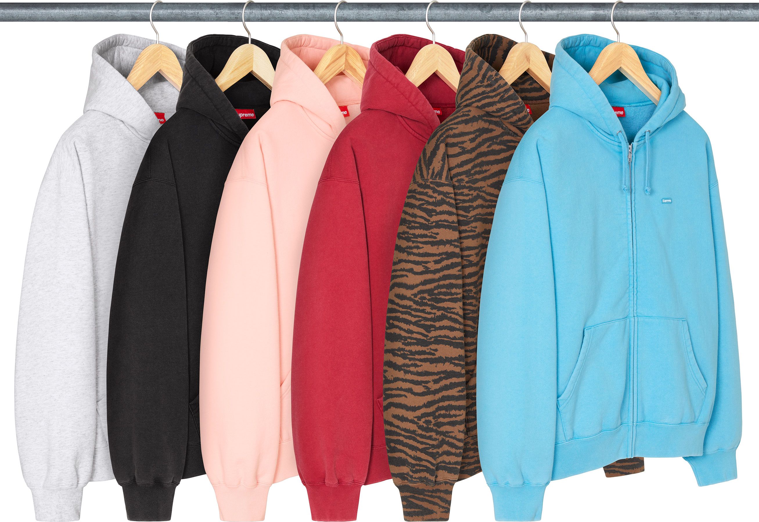 トップス Small Box Zip Up Hooded Sweatshirt red Spring/Summer 2026 Preview – Supreme
