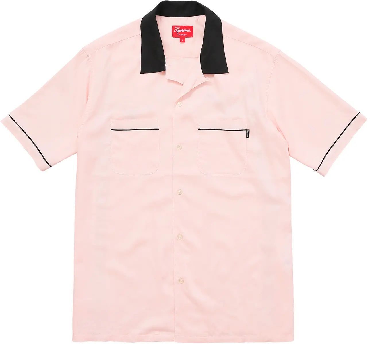 トップス Supreme Playboy Bowling Shirt Pink M Spring/Summer 2017 Preview – Supreme