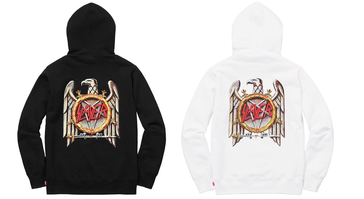 トップス Slayer Eagle Hooded Sweatshirt Eagle Collage Zip Hoodie – Slayer Store