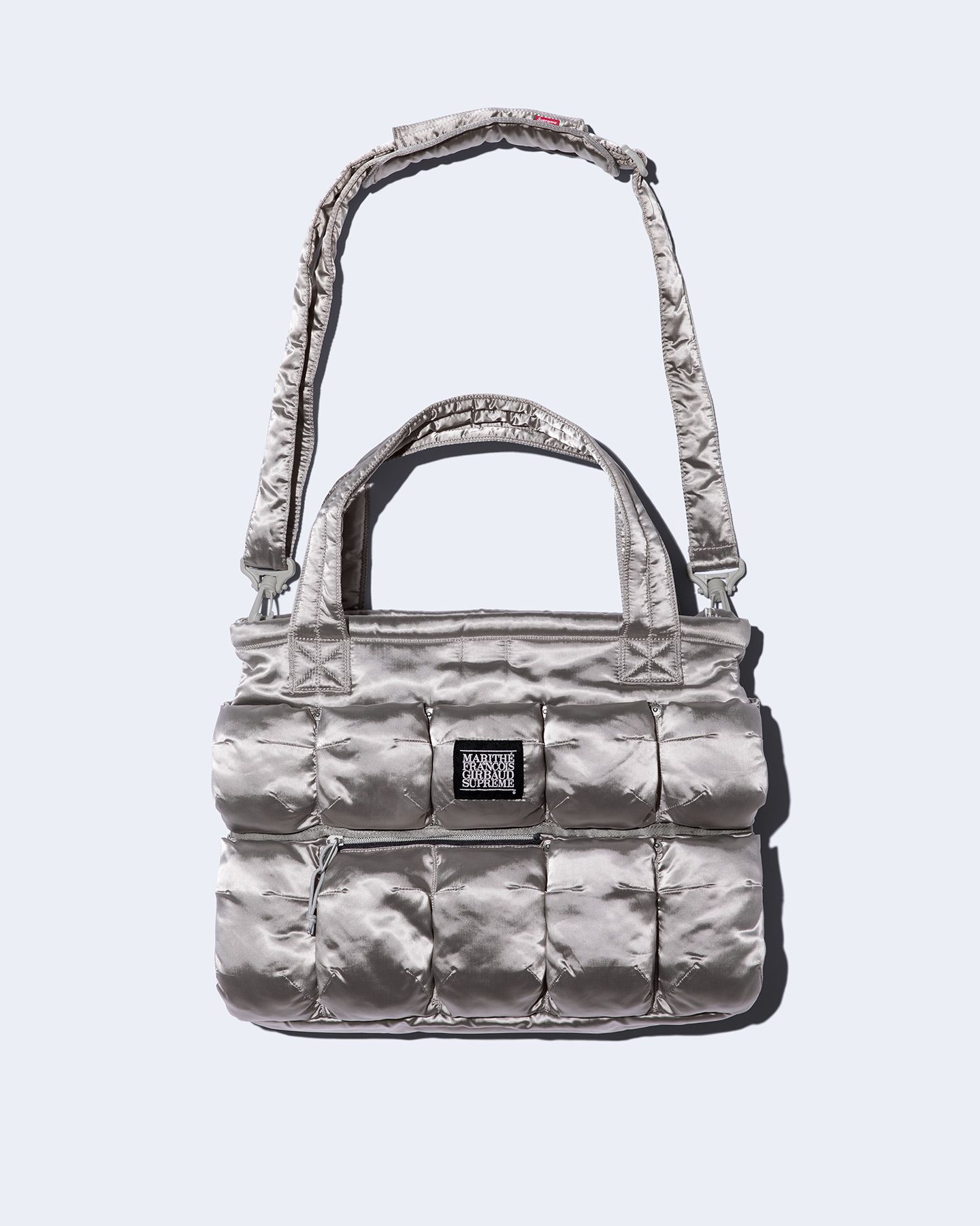 Supreme®/Marithé + François Girbaud bag Supreme x Marithé + François Girbaud Pokachu Tote Bag | Silver