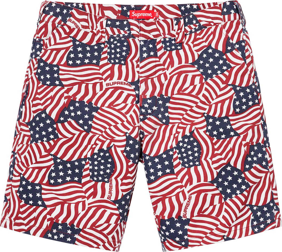 Supreme 20SS Work Short Flag Supreme 20SS Work Short Flag