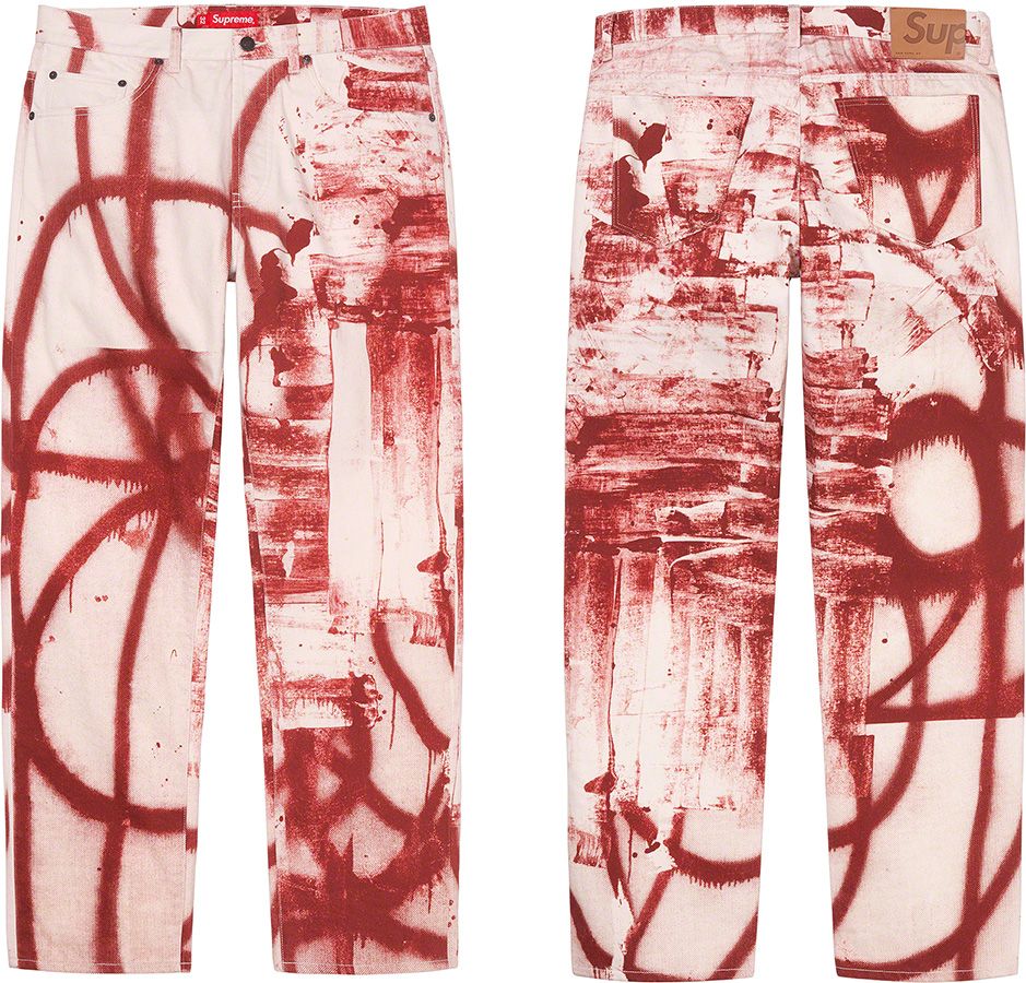 Supreme×Christopher Wool Regular Jean 30 Fall/Winter 2021 Preview – Supreme