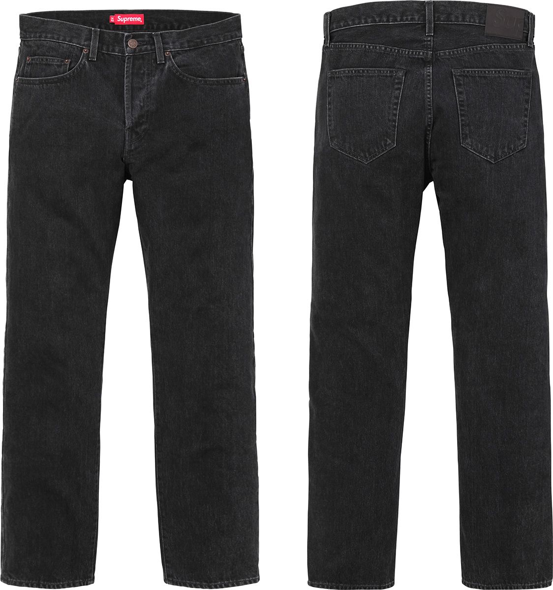 g*n様 Supreme Washed Regular Jeans ブラック　3 Fall/Winter 2017 Preview – Supreme