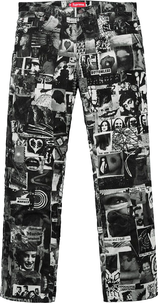 supreme シュプリーム vibrations corduroy pant Spring/Summer 2018 Preview – Supreme