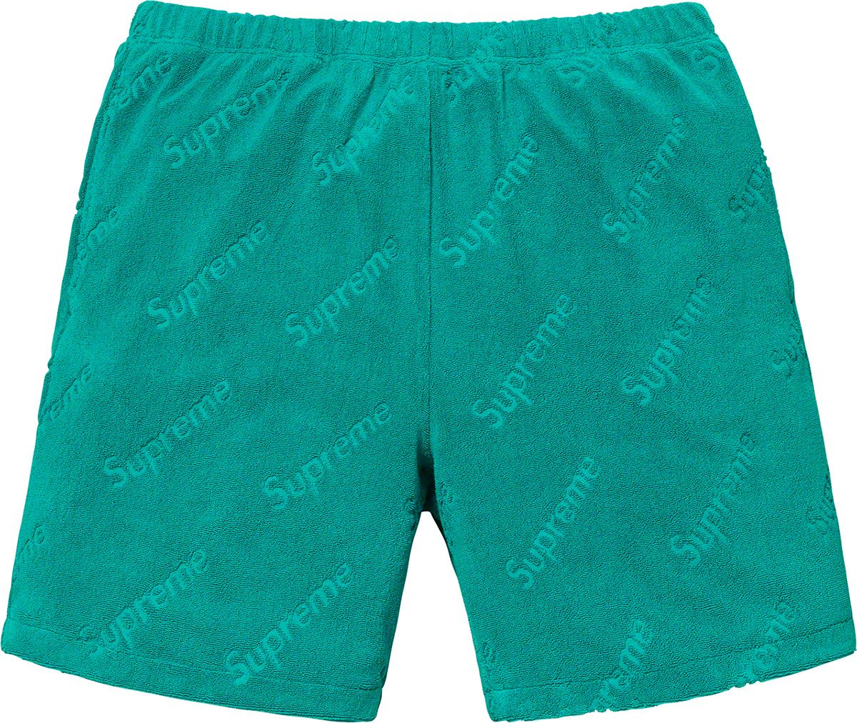 パンツ Supreme Terry Jacquard Logo Short Teal Spring/Summer 2019 Preview – Supreme