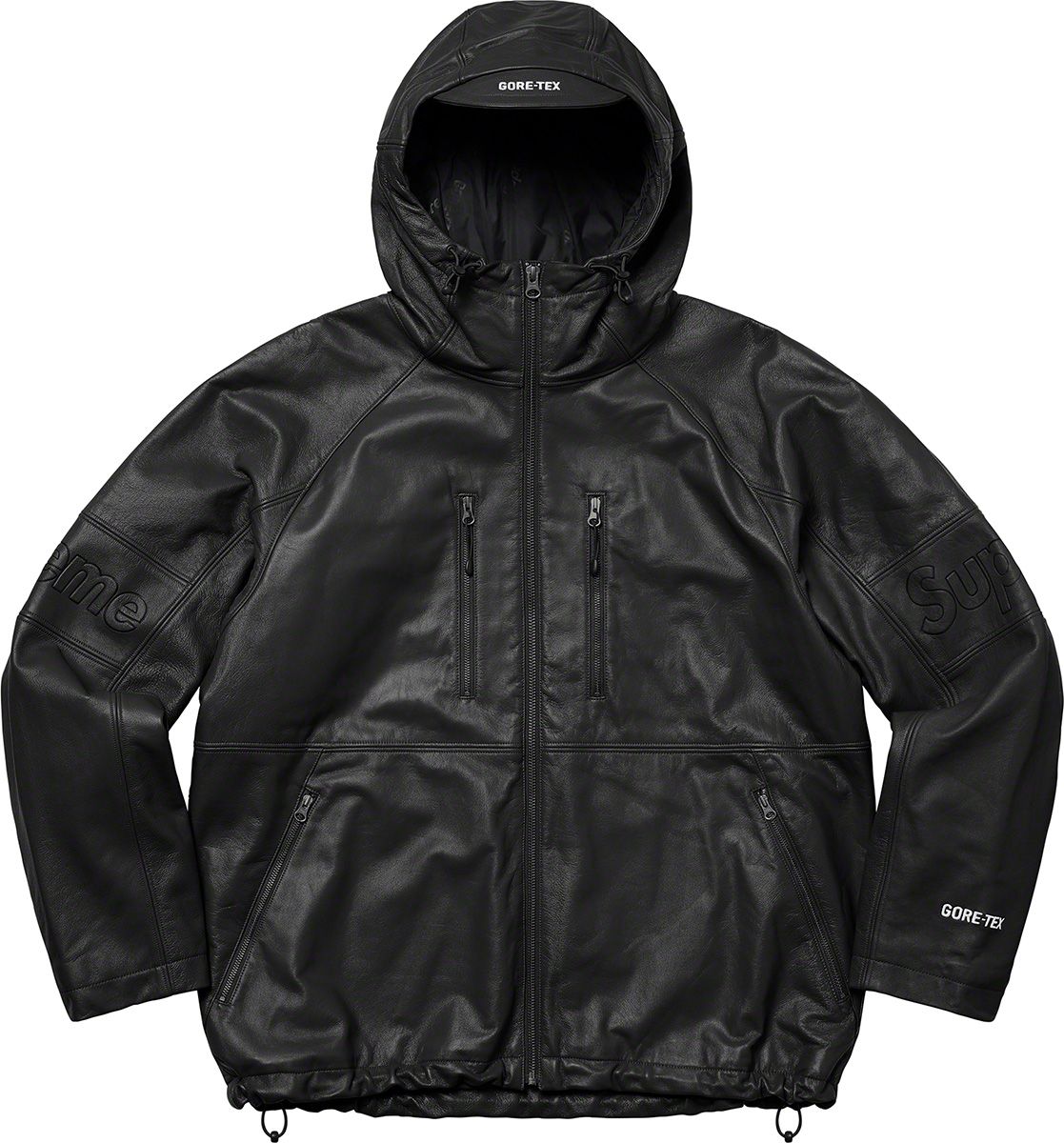 トップス Supreme Perforated Leather Hooded L Fall/Winter 2018 Preview – Supreme