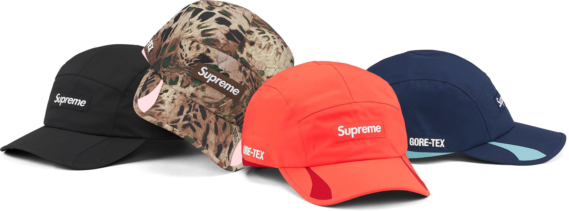 帽子 Supreme camo camp cap Supreme-Layered-Camo-Camp-Cap-