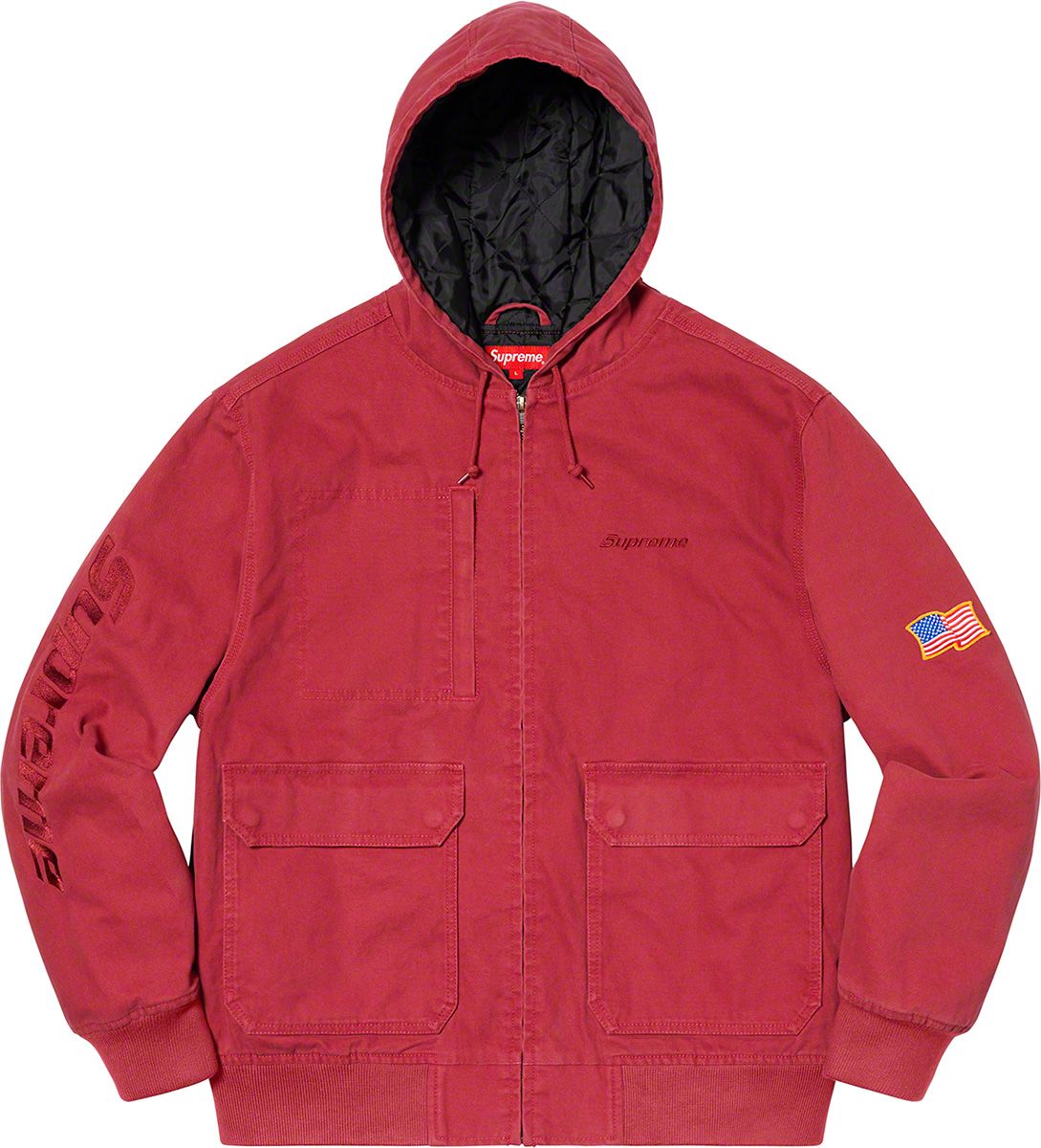 Supreme シュプリーム Canvas Hooded Work Jacket Spring/Summer 2020 Preview – Supreme
