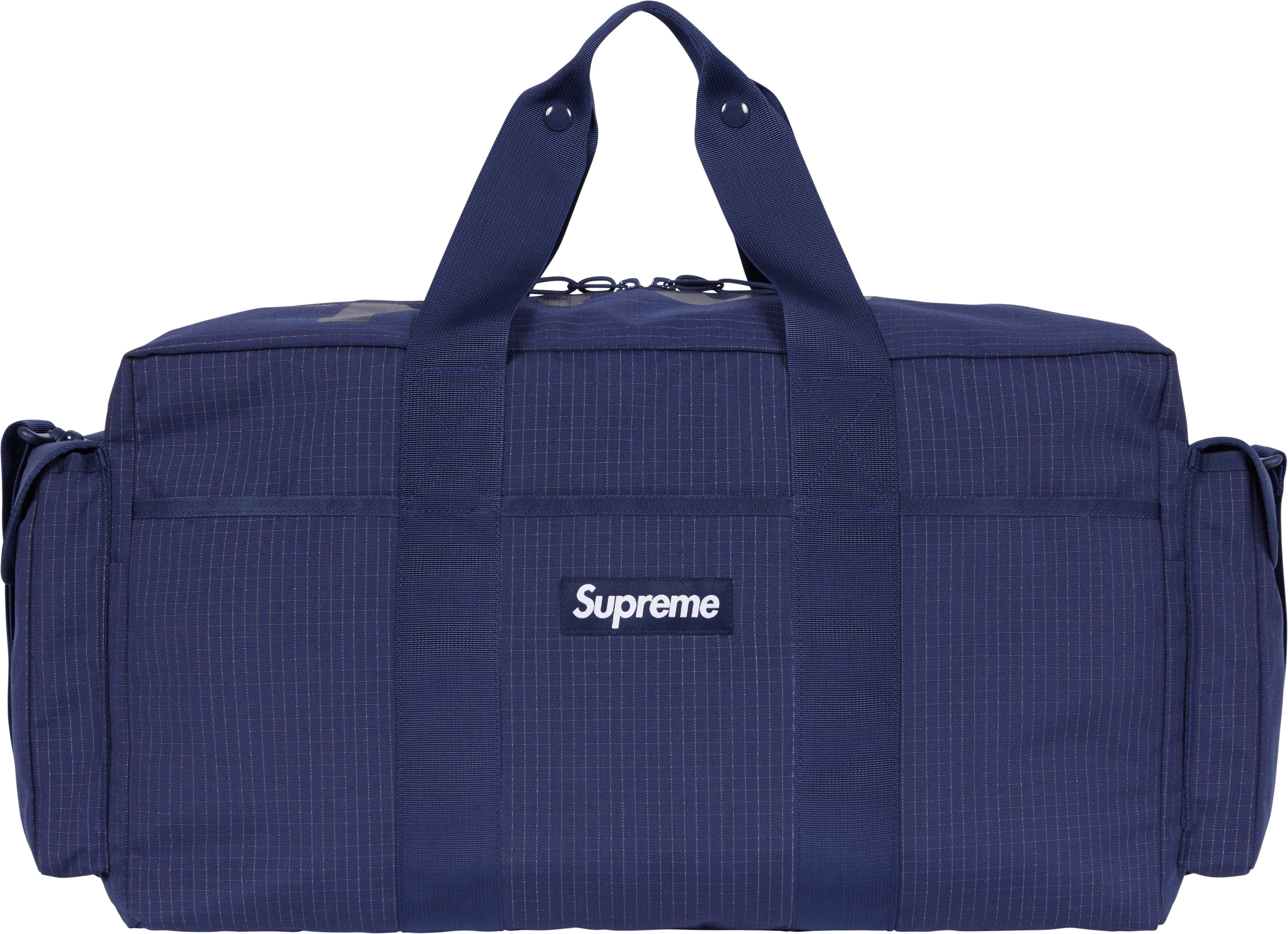 Supreme 18SS LARGE DUFFLE BAG 青 Supreme Duffle Bag Blue (FW24) – STEALPLUG KL