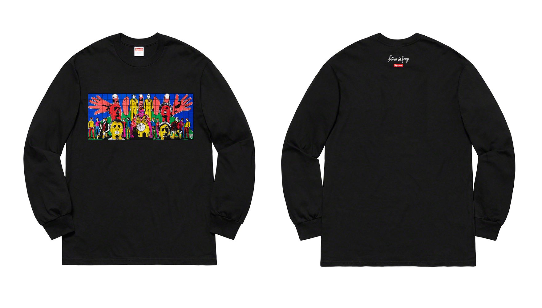 トップス supreme gilbert&e supreme death tee Supreme SS19 Gilbert George DEATH Black Tee SUP-SS19-544