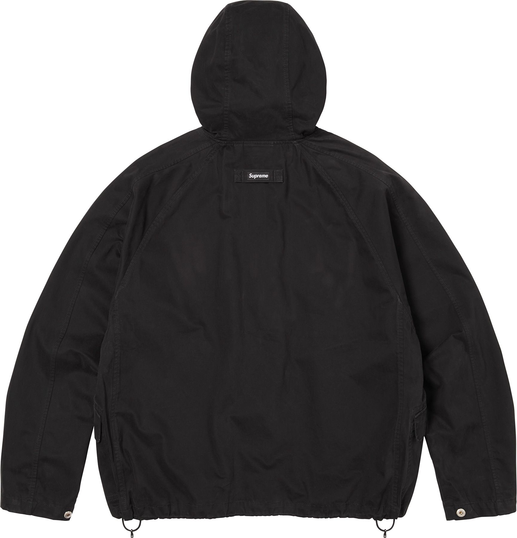 ジャケット・アウター Supreme Cotton Hooded Raglan Jacket Cotton Hooded Raglan Jacket - spring/summer 2018 - Supreme