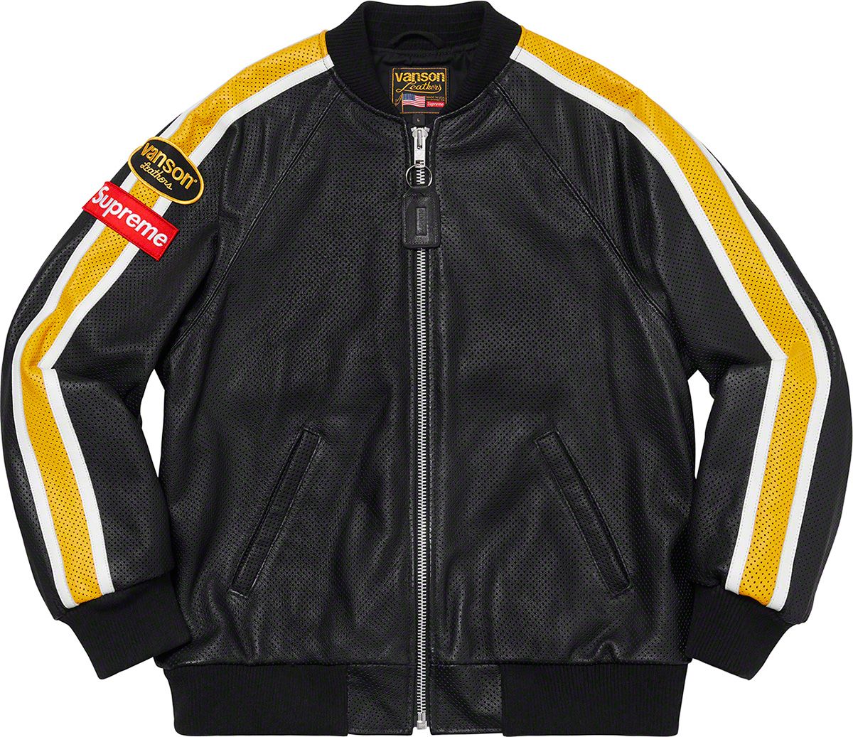 ジャケット・アウター Supreme/Vanson Perforated Bomber Jacket Spring/Summer 2020 Preview – Supreme