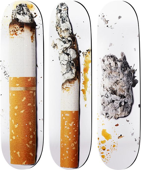 Supreme Urs Fischer Half cigarette スケート Supreme - Urs Fischer Skateboard - UG.SHAFT