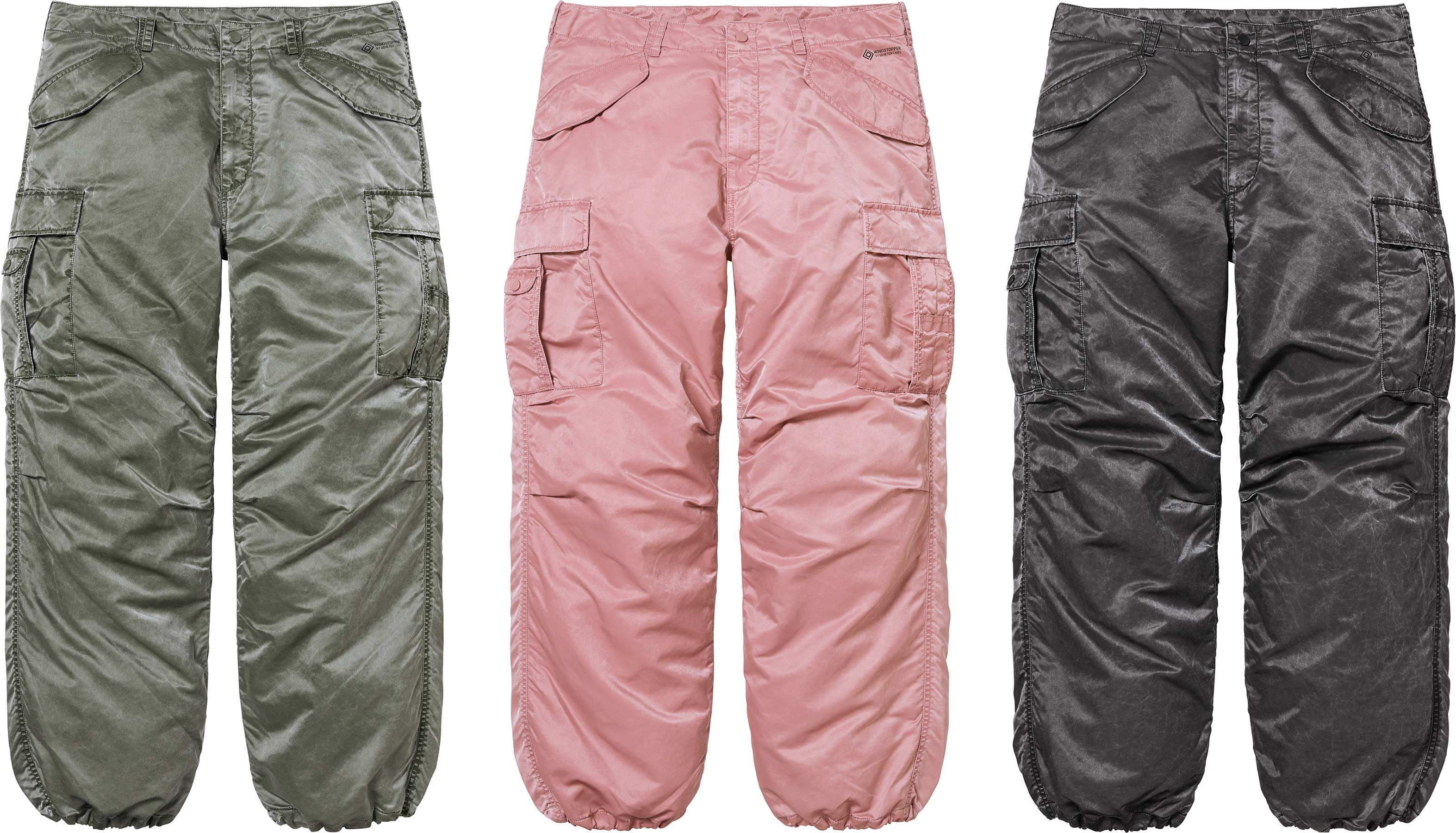 パンツ Supreme Washed Flight Satin Cargo Pant Supreme-Washed-Flight-Satin-