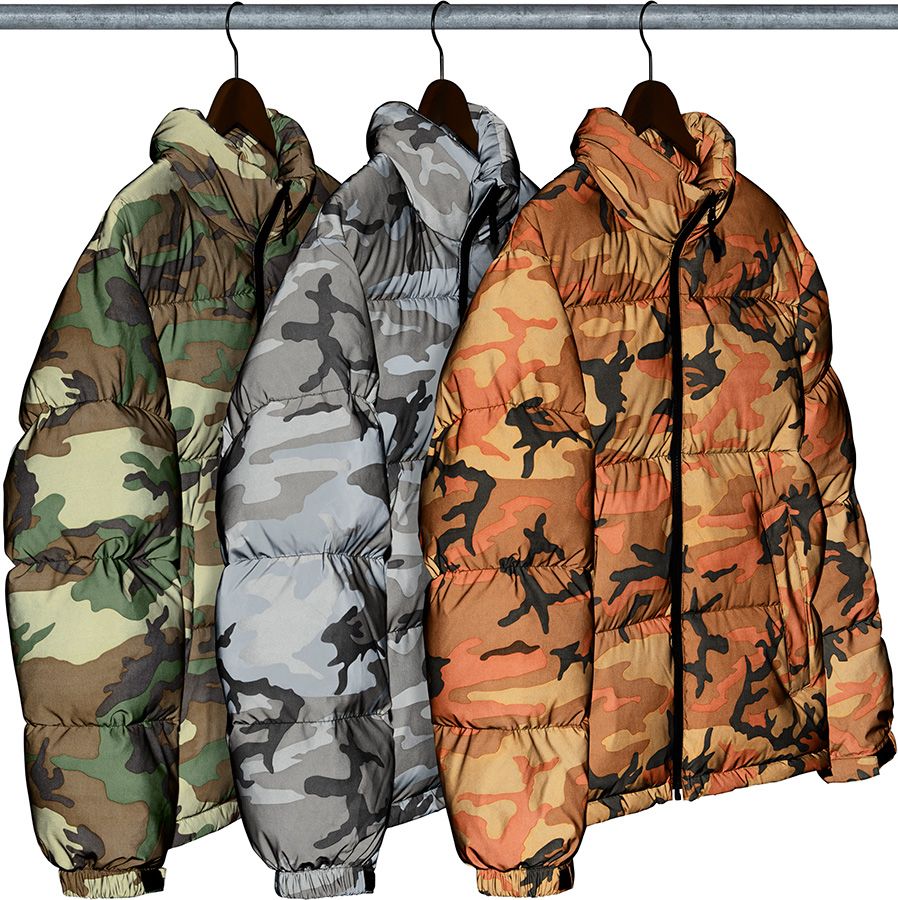 田*郎様 Supreme/18AW/Reflective Camo Down J Fall/Winter 2018 Preview – Supreme
