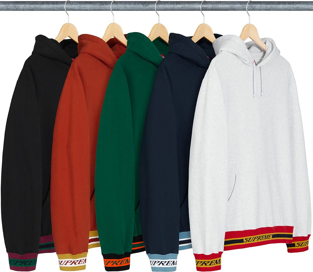 トップス Supreme Logo Rib Hooded Sweatshirt Supreme - Logo Rib Hooded Sweatshirt - UG.SHAFT